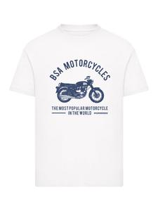 Футболка BSA Самые популярные в мире мотоциклы белого цвета F4NT4STIC