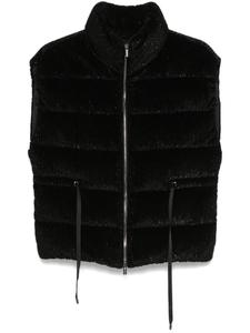 Peserico вельветовый жилет, черный