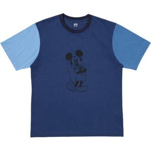 UNIQLO Футболка BUAISOU X Disney мужская blue