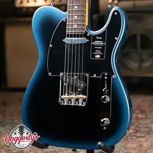 Fender American Professional II Telecaster с грифом из палисандра - Dark Night с жестким чехлом