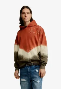 Худи с эффектом тай-дай Desigual, Brown