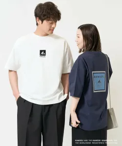 Топ KANGOL с квадратным принтом и широким силуэтом Avv, цвет White