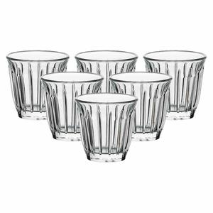 Стеклянные стаканы для эспрессо Espressogläser Zinc 100 мл, набор из 6 штук, прозрачные La Rochère France, прозрачный