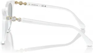 Женские солнцезащитные очки Swarovski Sk6023d овальной формы, Gunmetal/Dark Grey