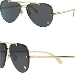 Солнцезащитные очки Versace VE2231 Medusa PILOT Shape с комплектом для роскошного ношения