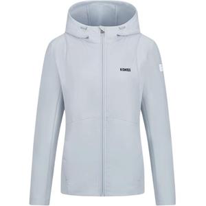 Стеганая куртка женская, цвет голубой цинковый серый K·Swiss