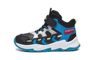 Детские кроссовки PS Mid-top Blue Silver Anta Kids, черный