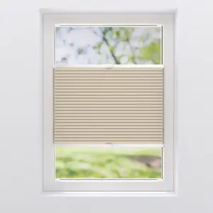 Сотовая жалюзи для моего дома «Мадита», затемняющая, энергосберегающая, с сверлением/без сверления, натяжная, фиксированного размера My Home, цвет sand/sand + sand