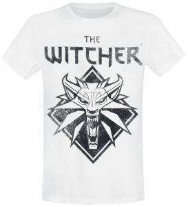 Футболка The Witcher Wolf Logo, белый