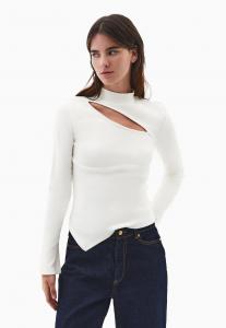 Топ OXXO CUT OUT DETAIL LONG SLEEVE, Ice Milk/Off-White