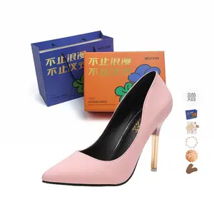 Женские туфли на тонком каблуке и высоком каблуке WOXXXN, Black[Box Included](Gift Included)