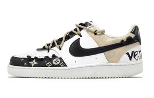 Nike Court Vision 1 Luigi Ling устойчивые к истиранию низкие кроссовки для скейтбординга Unisex белый коричневый черный