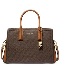 Лайла Средняя Кожаная Сумка Через Плечо Michael Kors, коричневый/бежевый