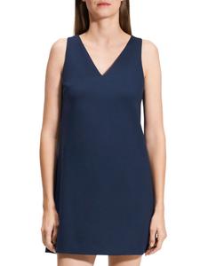 Мини-платье с V-образным вырезом Theory, цвет Brght Navy