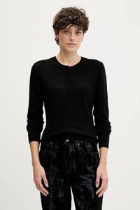 Кардиган из смесовой шерсти Sisley, черный