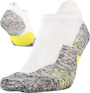 Носки Under Armour Adult Run Cushion No Show Tab, 1 пара, White (1-Pair)