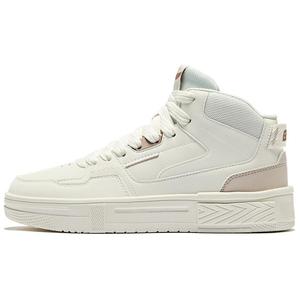 Кроссовки для скейтборда женские высокие микрокристаллические белый/штукатурка пепельные Erke