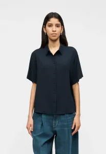 Рубашка минна, блузка на пуговицах Samsøe Samsøe, Dark Sapphire