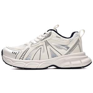 VICTORIA&VERA Скользоустойчивые износостойкие дышащие женские массивные низкие кеды бежево-черные, цвет Beige Black