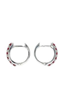 Украшенные серьги-кольца Emanuele Bicocchi, серебряный