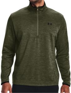 Мужская флисовая футболка Under Armour Armour с застежкой-молнией 1/2, Marine Od Green (390)/Black