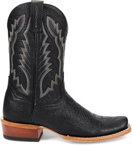 Мужские повседневные ботинки Dan Post Boerne с вышивкой, квадратный носок, средняя голень - черные