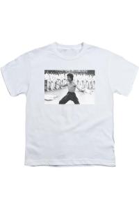 Футболка с коротким рукавом для детей "Bruce Lee Triumphant" Gildan, белый