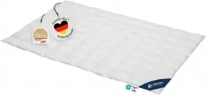 Пуховое одеяло 200x200 см, очень легкое летнее одеяло, 100% пух, DOWNPASS, CASIMUM Innovations2U UG (haftungsbeschränkt)