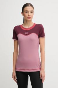 Футболка для тренировок Ea7 Emporio Armani, розовый