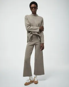 Широкие длинные брюки Sfera, темно-коричневый