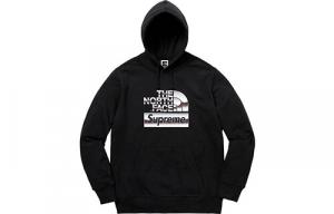 Толстовка унисекс North Face X Supreme, черный
