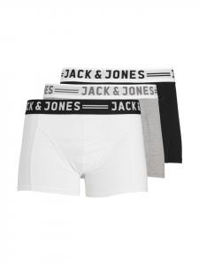 Трусы боксеры Jack & Jones Boxershorts 'SENSE', светло-серый