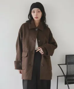 Пышная куртка с тренчем Lian, цвет Brown