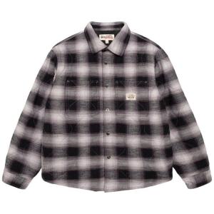 Рубашка Stussy Quilted Plaid Shirt Jacket, Grey