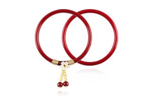 SHARK BABY Имитация красного браслета Cinnabar