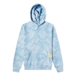 Толстовка x j balvin tie die hoodie 'blue' Air Jordan, синий