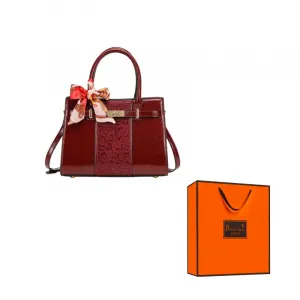 PAYOT Микрофибра искусственная кожа женская сумка через плечо кроссбоди темно-бордовая, Dark Burgundy