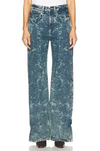 Прямые джинсы Rabanne, Acid Water Green