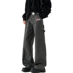 Кargo-брюки Unisex Moderate WARRIOR, washed серый (diy badge)