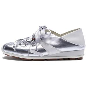 Низкие повседневные туфли женские, средне-серые LE SAUNDA, Medium Gray Svk