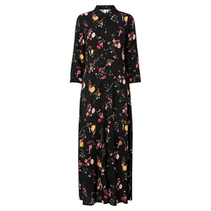 Платье Yas Savanna long sleeve long, черный