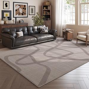 Budis Ковер 160х230 см для гостиной/спальни в французском стиле, светлый, утолщенный, водонепроницаемый, нескользящий, серый