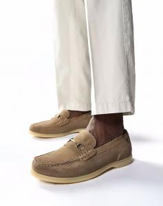 Лоферы Base London Snapper бежевого цвета