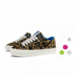 Rongchuan Износостойкие легкие низкие парусиновые туфли, увеличивающие рост, унисекс с леопардовым принтом