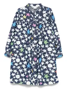Платье с принтом Stella McCartney Kids, синий