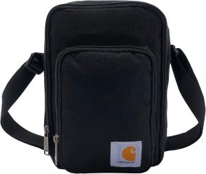 Carhartt Crossbody Zip Bag, прочная, регулируемая сумка через плечо с застежкой-молнией для мужчин и женщин, Essential Crossbody Bag (Black)