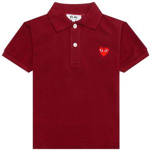 Поло Comme des Garçons PLAY Polo Shirt 'Burgundy', красный