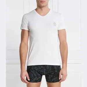 Футболка стандартного кроя Versace, белый