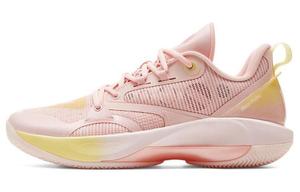 Баскетбольные кроссовки Tai Ji1.0 женские с низким верхом розового цвета Peak