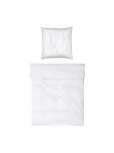 Постельное белье Noblesse белого/серого цвета Möve, 155 x 220 + 80 x 80 см